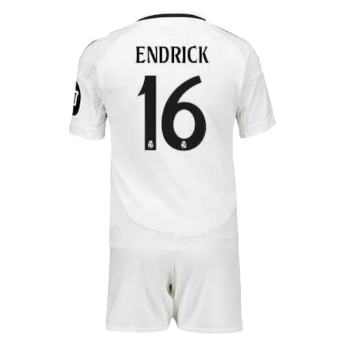Real Madrid Endrick 16 Barn Hjemmedrakt 2024-25