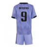 Real Madrid Benzema 9 Barn Bortedrakt 2022 2023