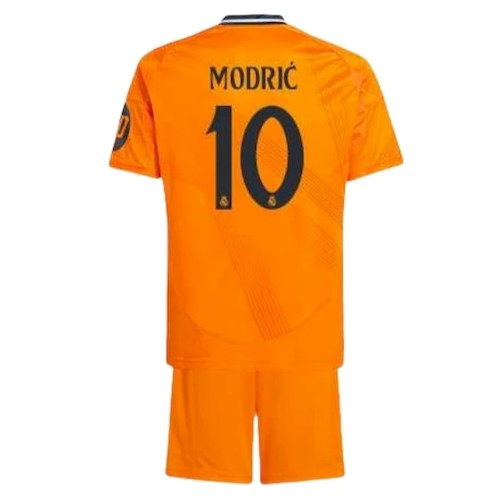 Real Madrid Luka Modrić 10 Barn Borte Draktsett 2024-2025