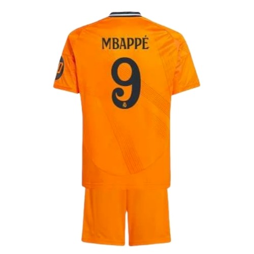 Kjøp Real Madrid Mbappé 9 Barn Borte Draktsett 2024-2025