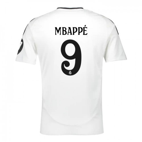 Real Madrid Mbappé 9 Hjemme Fotballdrakt 2024-25