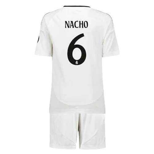 Kjøp Real Madrid Nacho 6 Barn Hjemme Draktsett 2024-2025
