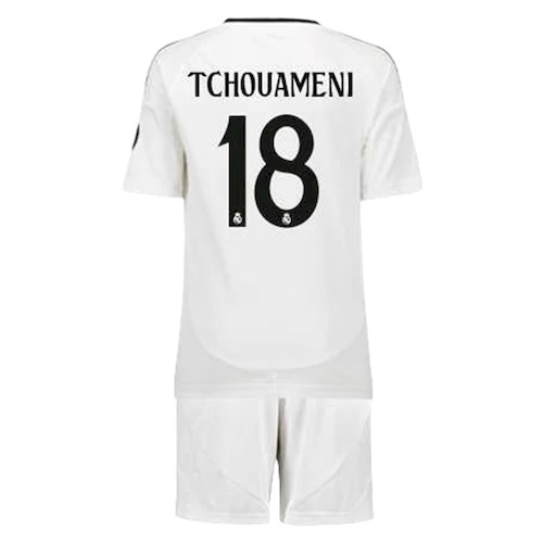 Real Madrid Tchouaméni 18 Barn Hjemmedrakt 2024 25 | Offisiell