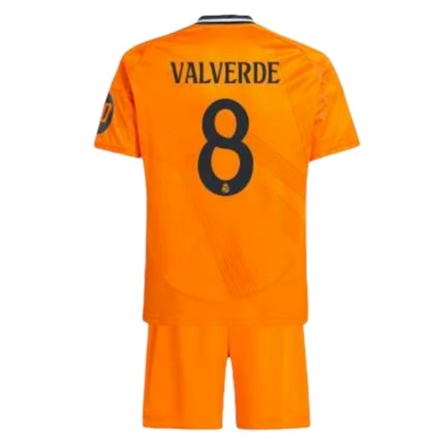 Real Madrid Valverde 8 Barn Bortedrakt 2024-25 | Offisiell