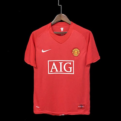 Retro 07-08 Manchester United Hjemmedrakt