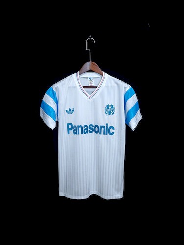 Retro 1990 Marseille Hjemme Fotballdrakt