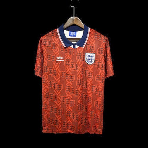 Kjøp Retro 1994 England Borte Fotballdrakter