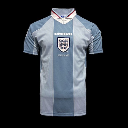 Kjøp Retro 1996 England Borte Fotballdrakter
