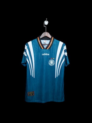 Retro 1998 Tyskland Borte Fotballdrakt