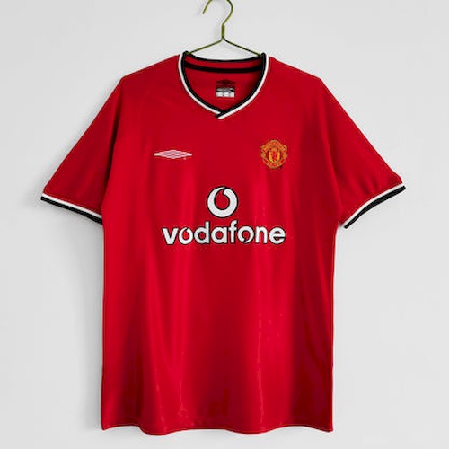 Retro 2000-02 Manchester United Hjemme Drakt