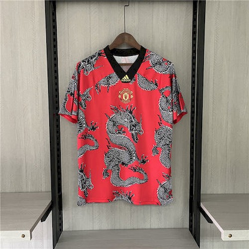 Retro 2019-20 Manchester United Drakt med Drage
