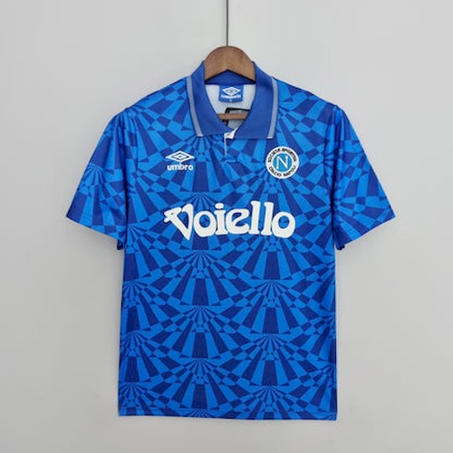Retro 91-93 Napoli Hjemme Fotballdrakt
