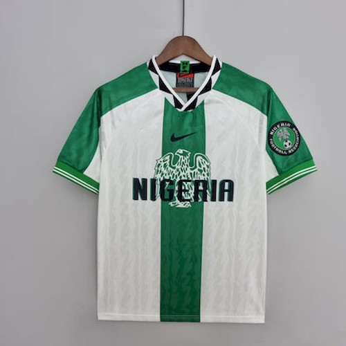 Retro 96-98 Nigeria Borte Fotballdrakter