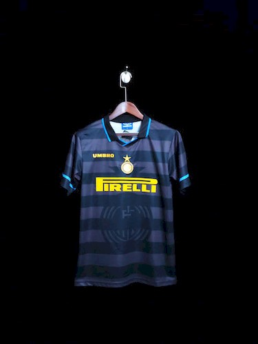 Retro 97-98 Inter Milan Borte Fotballdrakt