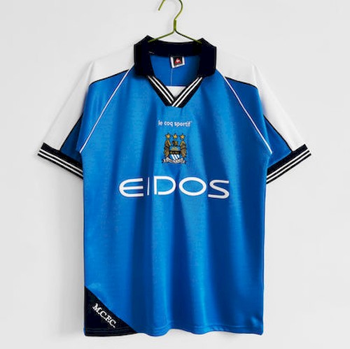 Retro 99 01 Manchester City Hjemmedrakt