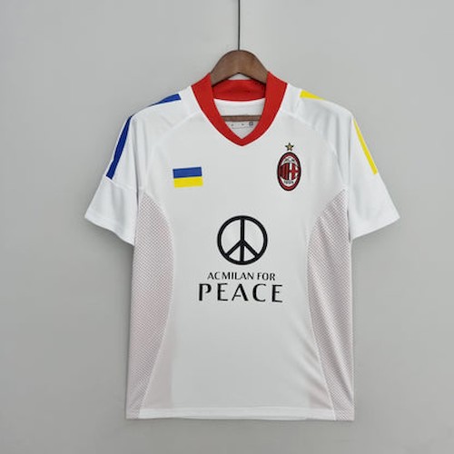 Retro AC Milan Bortedrakt 2002 03 | Klassisk Hvit Fotballdrakt