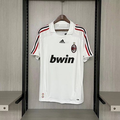 AC Milan Retro Bortedrakt 2007-08 | Hvit Adidas Klassiker