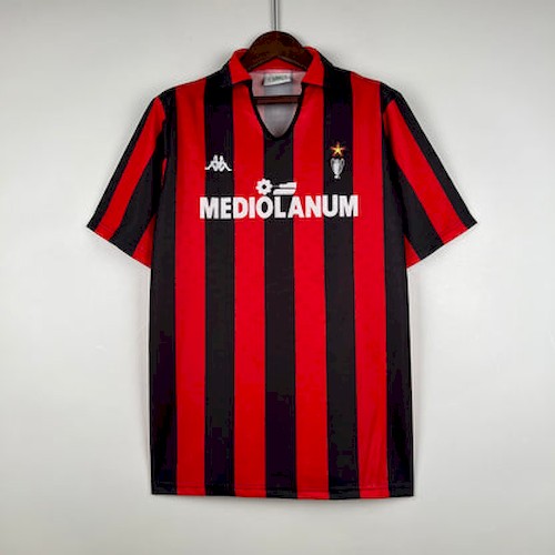 AC Milan Retro Hjemmedrakt 1989-90 | Mediolanum Klassiker