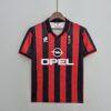 Retro AC Milan Hjemmedrakt 1995 1996 | Klassisk Stripet OPEL