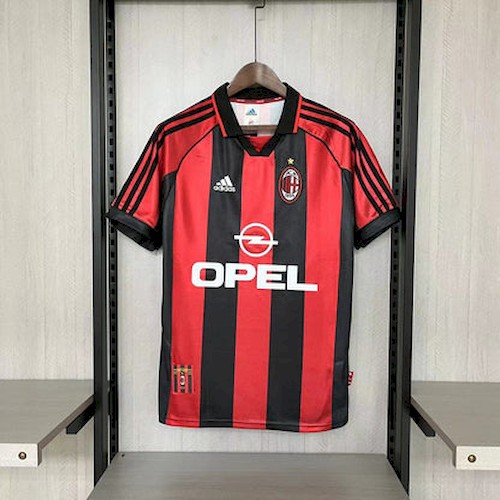 AC Milan Retro Hjemmedrakt 1998-99 | Klassisk Adidas Design