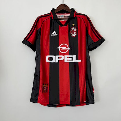 Klassisk AC Milan Hjemmedrakt 1998 | Retro Adidas Samlerdrakt