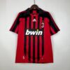 Retro AC Milan Hjemmedrakt 2007 2008 | Klassisk Rød Svart