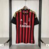 AC Milan Hjemmedrakt 2013 14 | Retro Rød Svart med Gule Detaljer