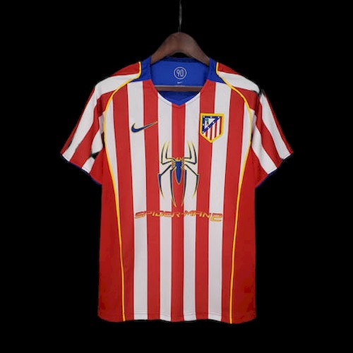 Retro Atletico Madrid 04-05 Hjemme Fotballdrakter