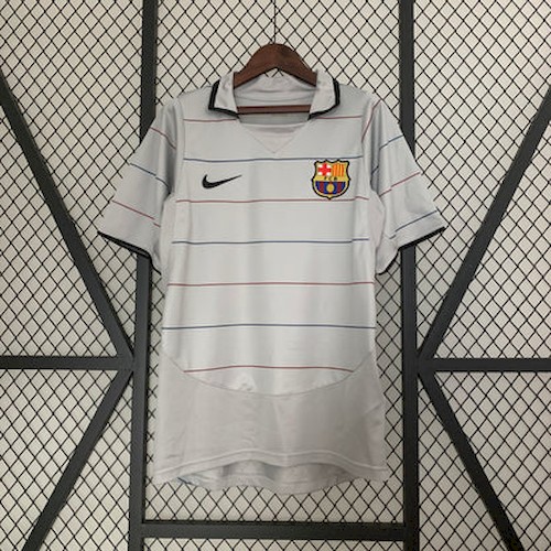 Retro Barcelona 03-04 Borte Fotballdrakt - Kjøp Nå!