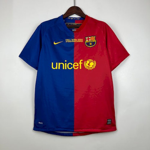 Retro Barcelona 08-09 UEFA Champions League Fotballdrakter