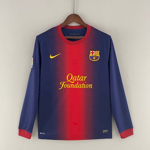 Retro Barcelona 12-13 Langermet Fotballdrakt