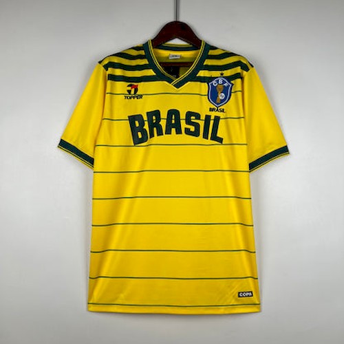 Retro Brasil 1984 Hjemme Fotballdrakt
