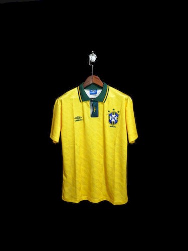 Retro Brasil 91-93 Hjemme Fotballdrakt