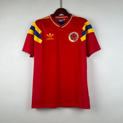 Retro Colombia 1990 Borte Fotballdrakter