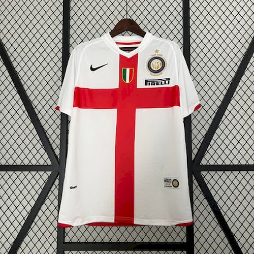 Retro Inter Milan 07-08 Borte Fotballdrakt