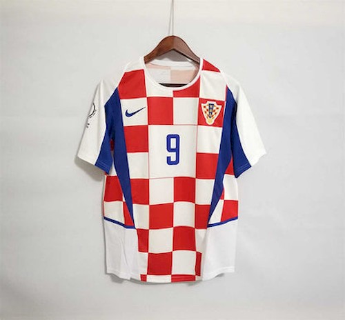Retro Kroatia 2002 Hjemme Fotballdrakter