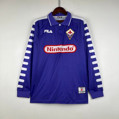 Retro Langermet Fiorentina 1998 Fotballdrakter