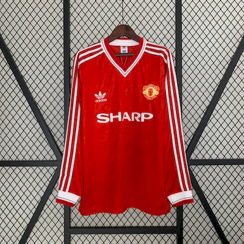 Retro M-U 86-88 Hjemme Fotballdrakt