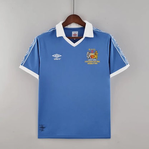 Retro Manchester City 81-82 Hjemmedrakt