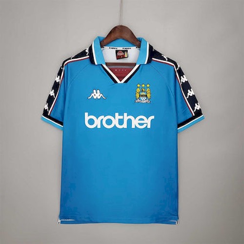 Retro Manchester City 97-99 Hjemmedrakt