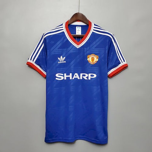 Retro Manchester United 1988 Borte Fotballdrakt