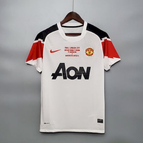 Retro Manchester United 2011 Champions League Final Fotballdrakt