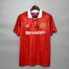 Retro Manchester United 92 94 Hjemme Fotballdrakt