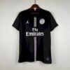 Retro PSG 18 19 Svart Fotballdrakt