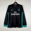 Retro Real Madrid 17 18 Langermet Bortedrakt