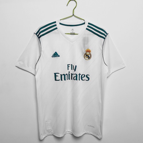 Retro Real Madrid 17-18 Hjemme Fotballdrakt