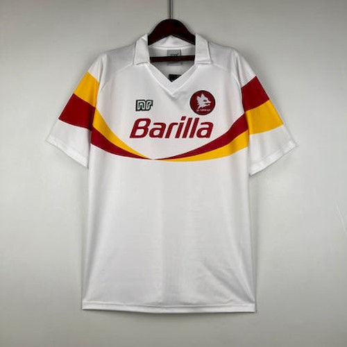 Retro Roma 90-91 Borte Fotballdrakt