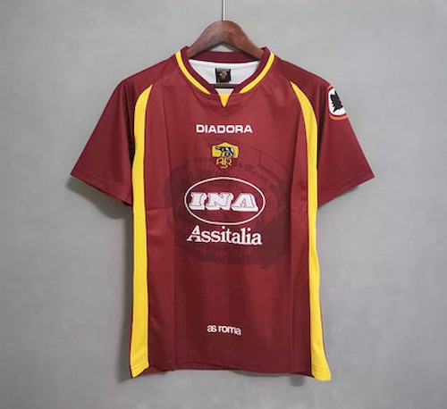 Retro Roma 97-98 Hjemme Fotballdrakt