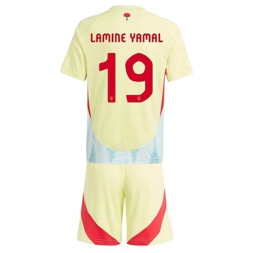 Spania Lamine Yamal 19 Barn Borte Draktsett 2024