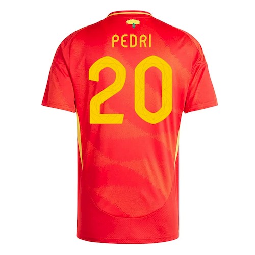 Spania Pedri 20 Hjemme Fotballdrakt 2024